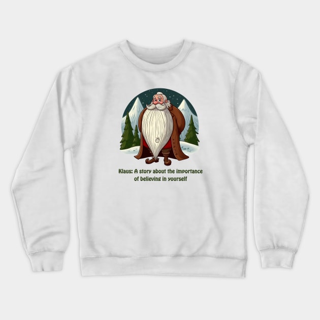 Klaus Christmas Crewneck Sweatshirt by BukovskyART